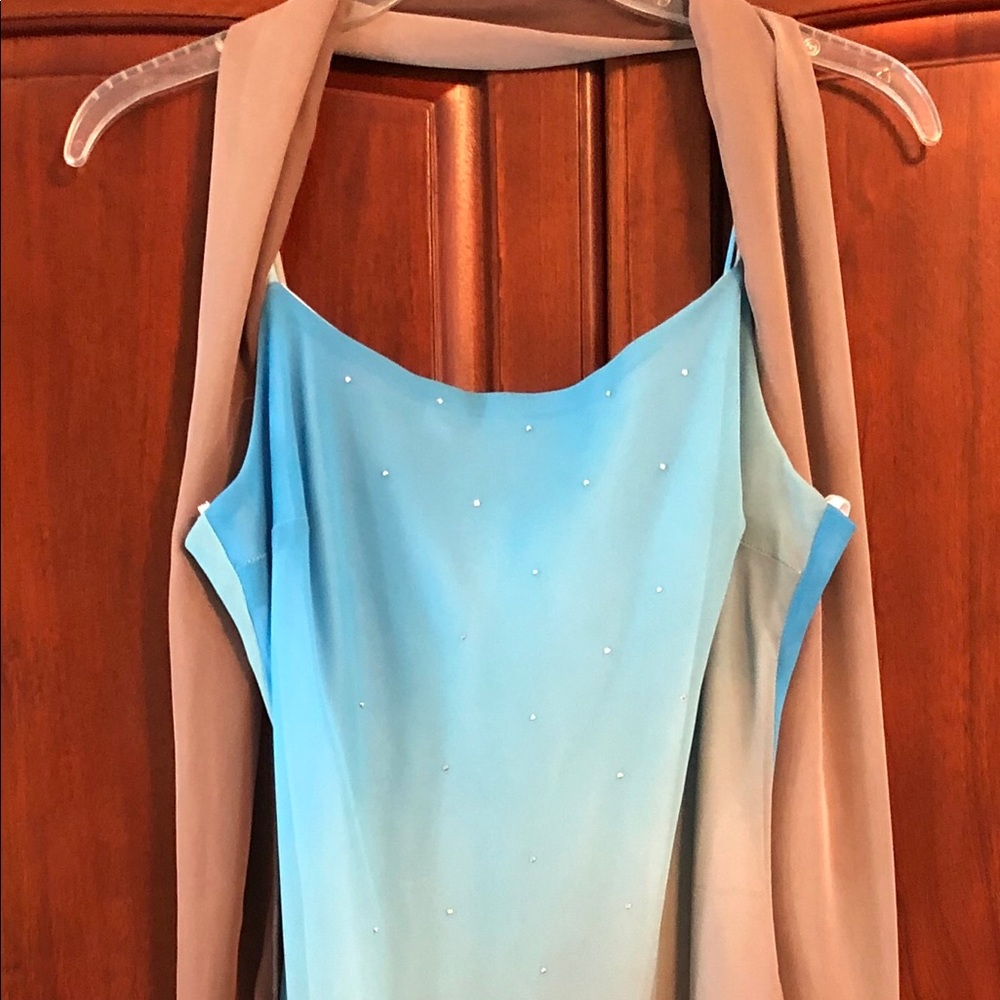 Long spaghetti strap dress